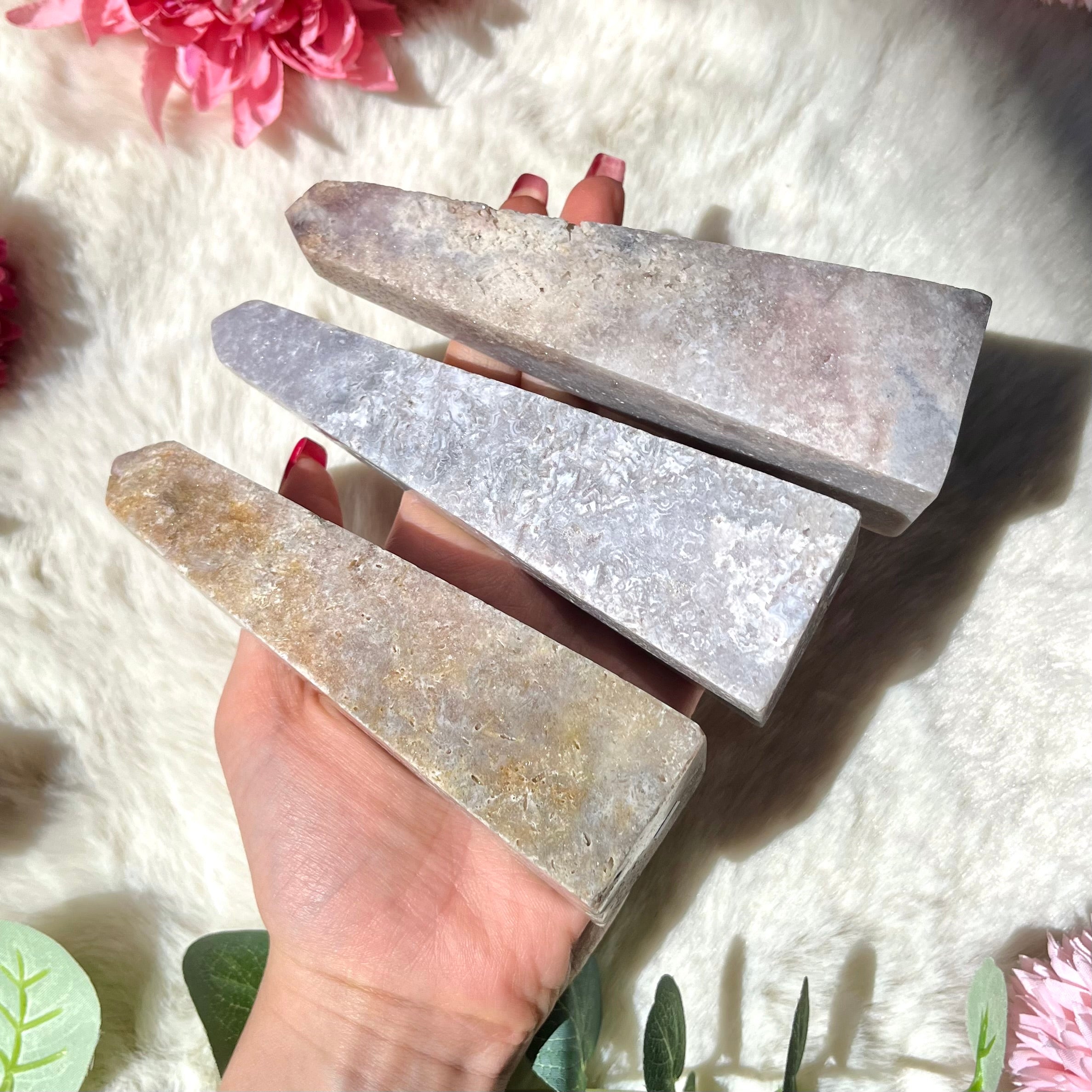Pinker Amethyst Obelisk 302-304