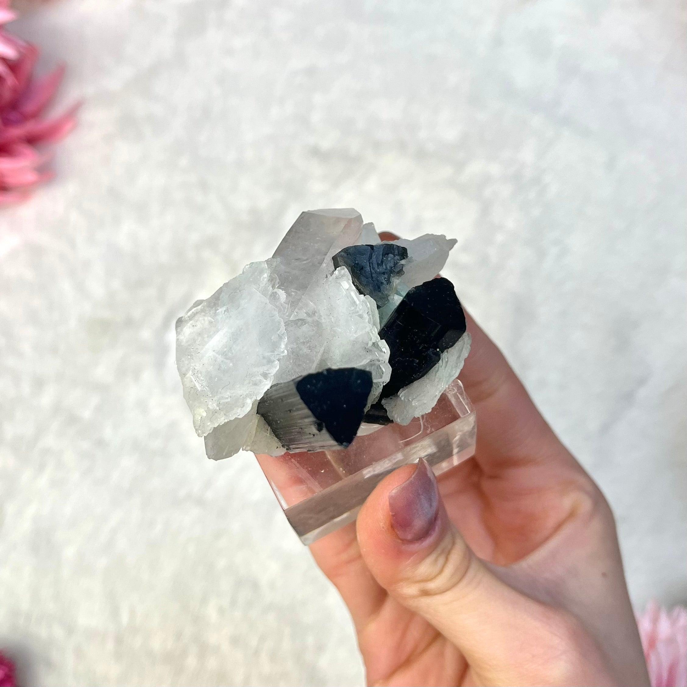 Bergkristall Turmalin Stufe 140