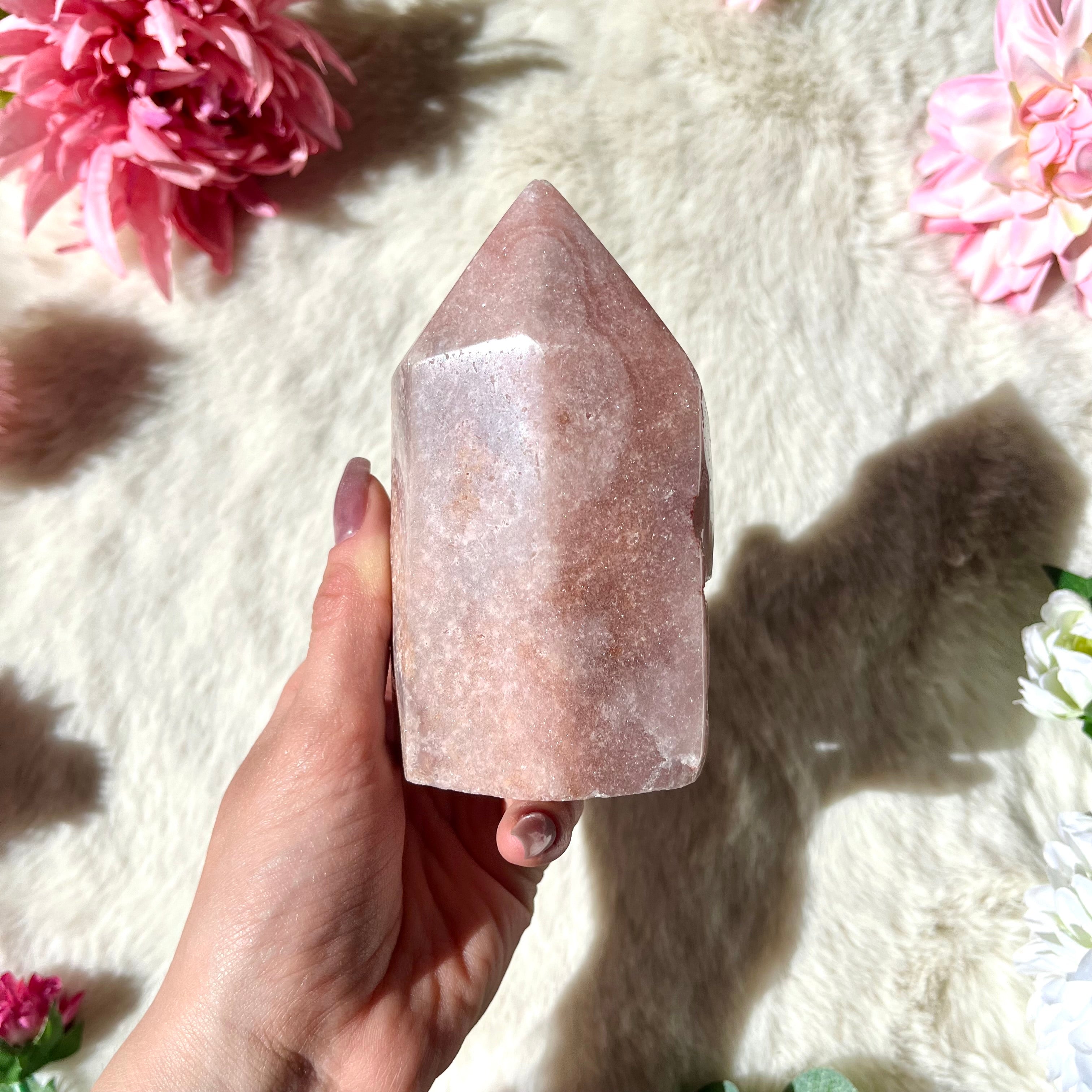 Pinker Amethyst Turm 315