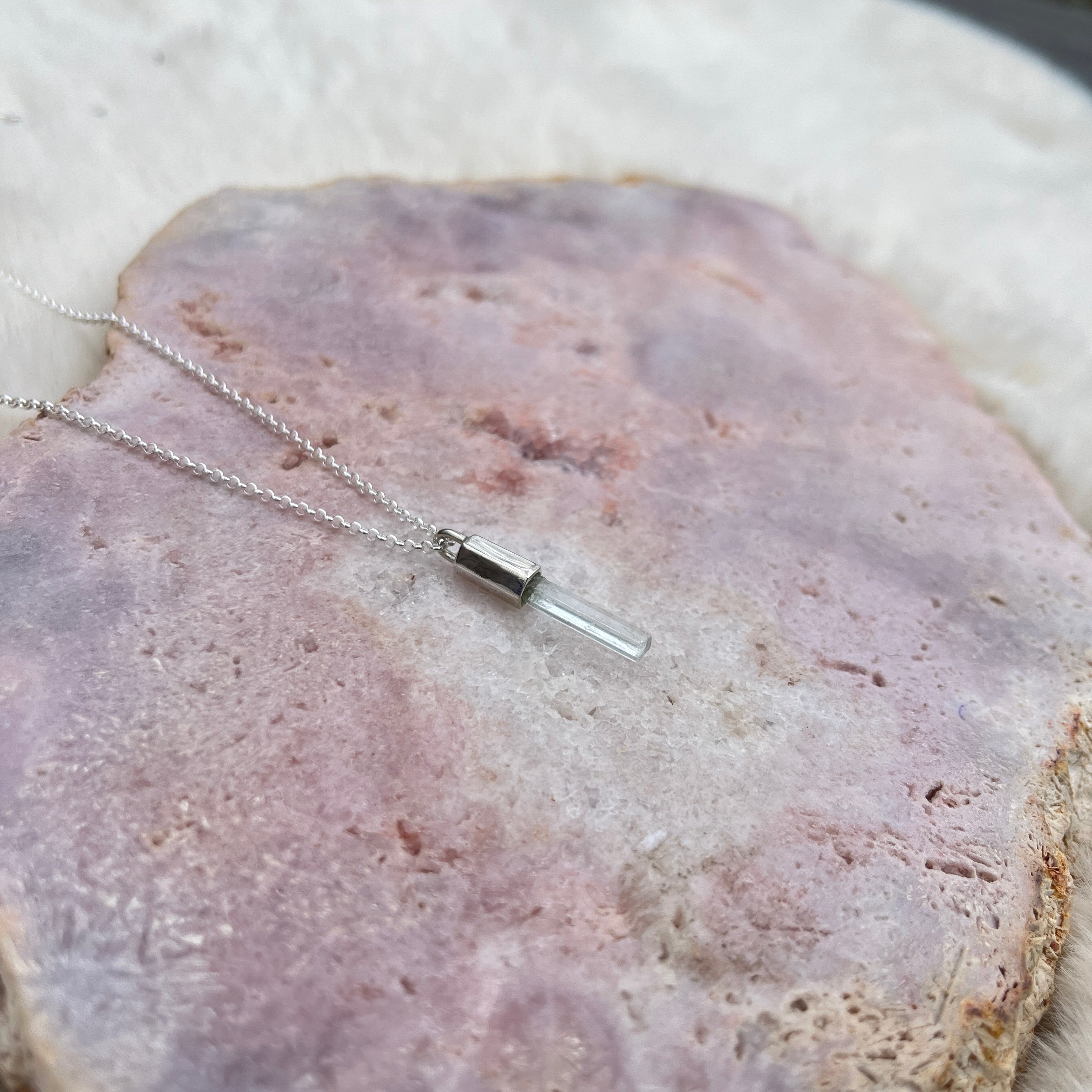 Aquamarin Anhänger Silber 3