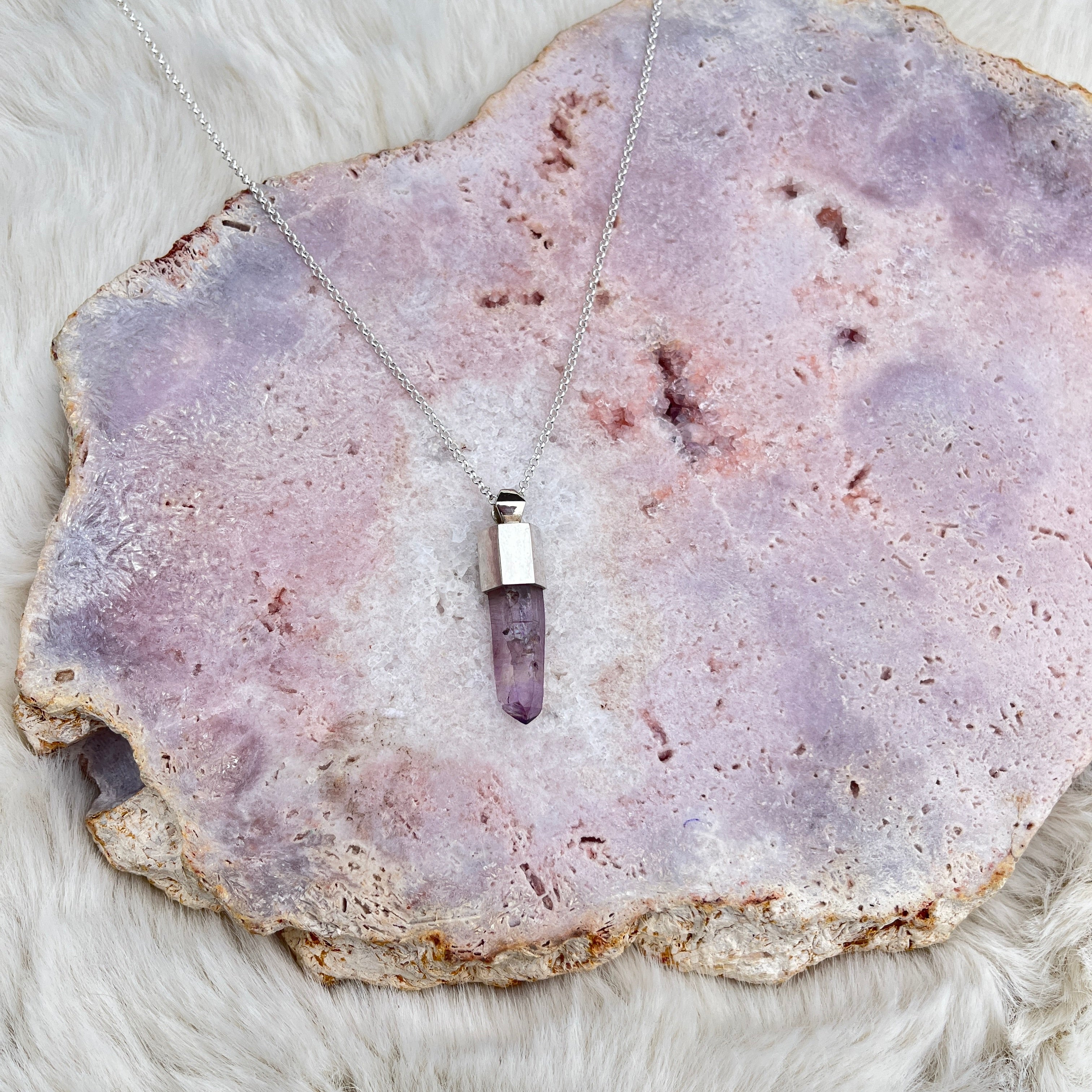 Vera Cruz Amethyst Anhänger Silber 1