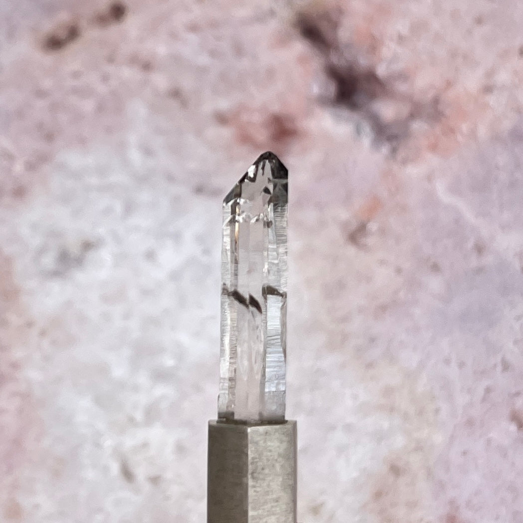 Rauchquarz Anhänger Silber matt 6