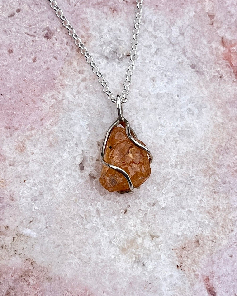 Imperial Topaz Anhänger Silber