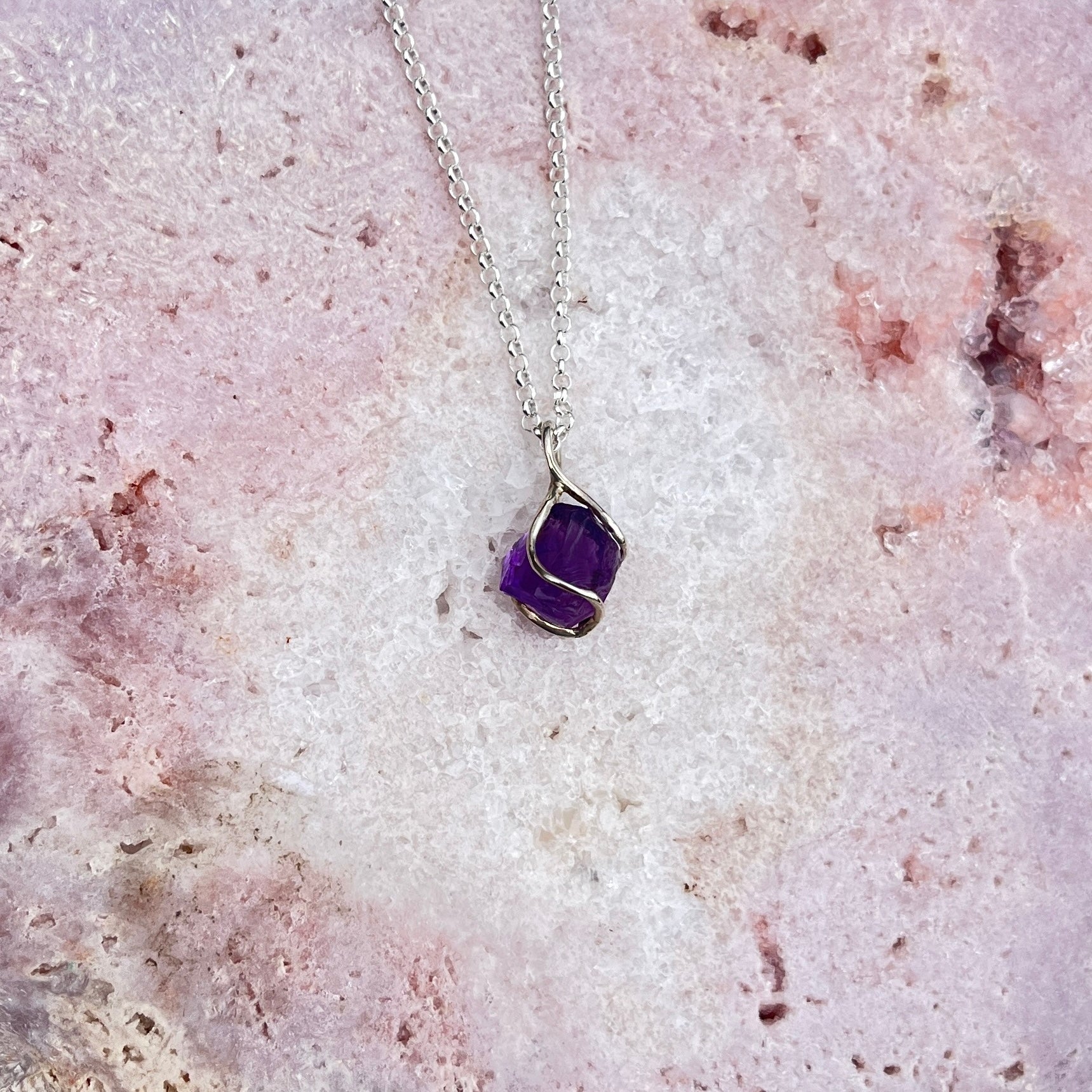 Amethyst Anhänger Silber