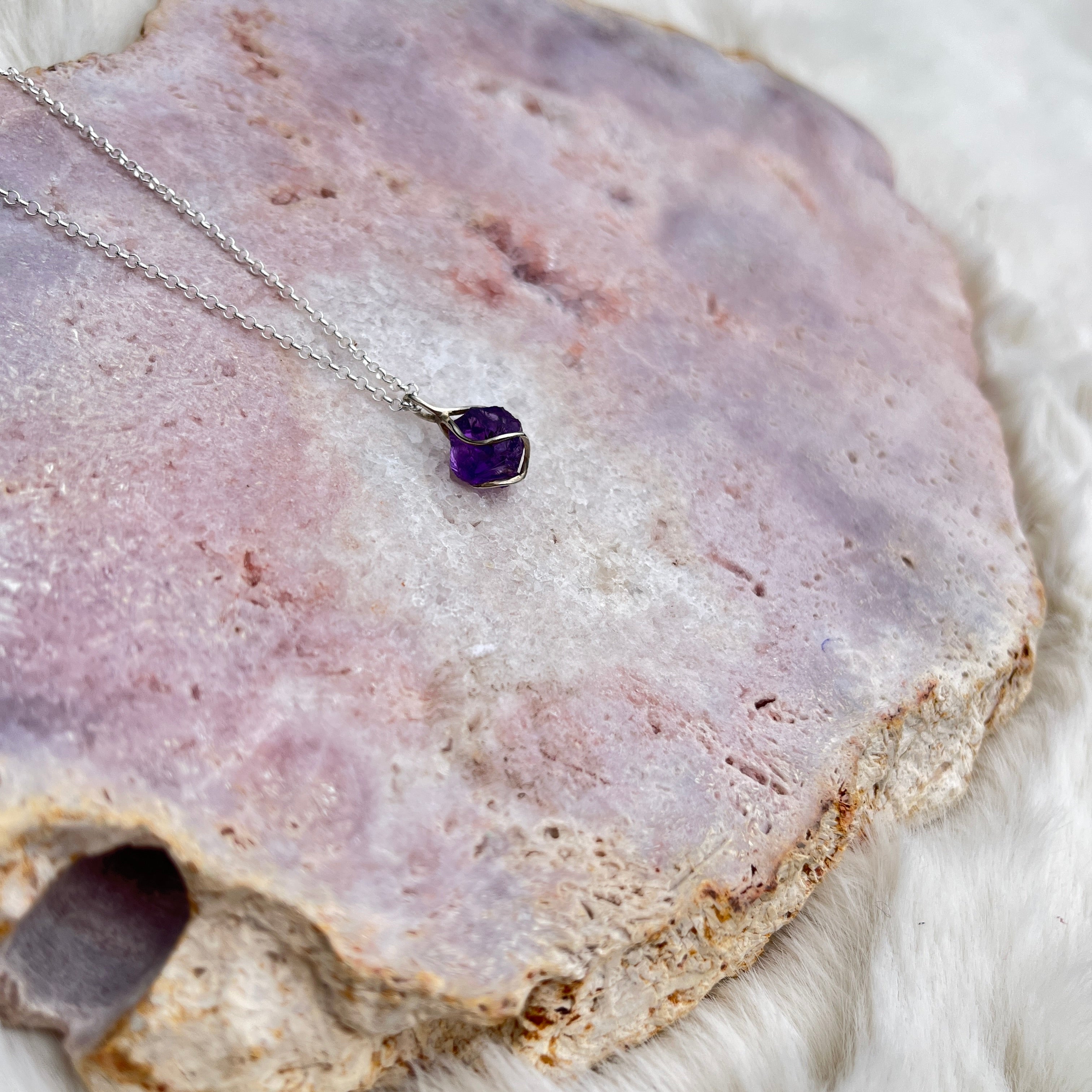 Amethyst Anhänger Silber