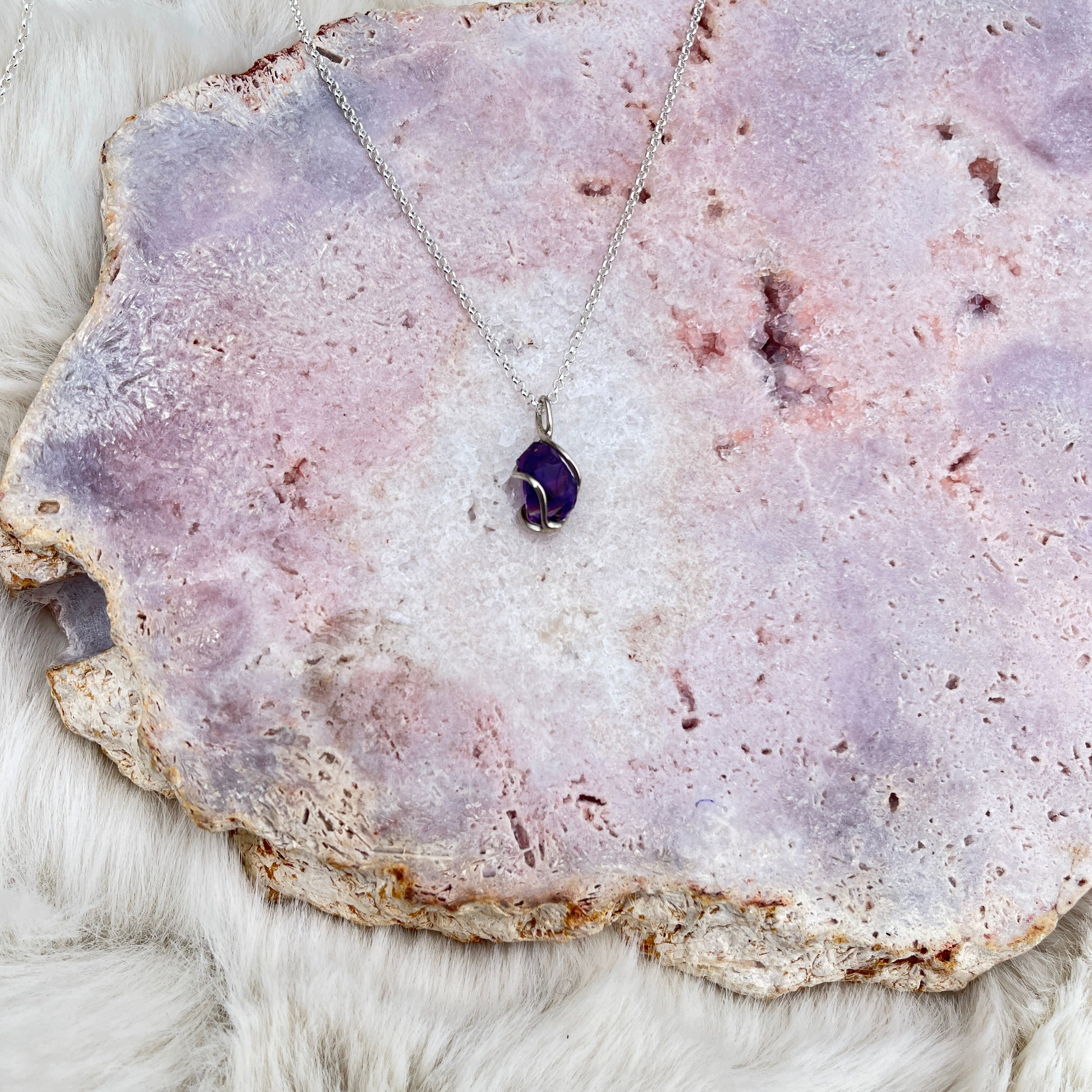 Amethyst Anhänger Silber