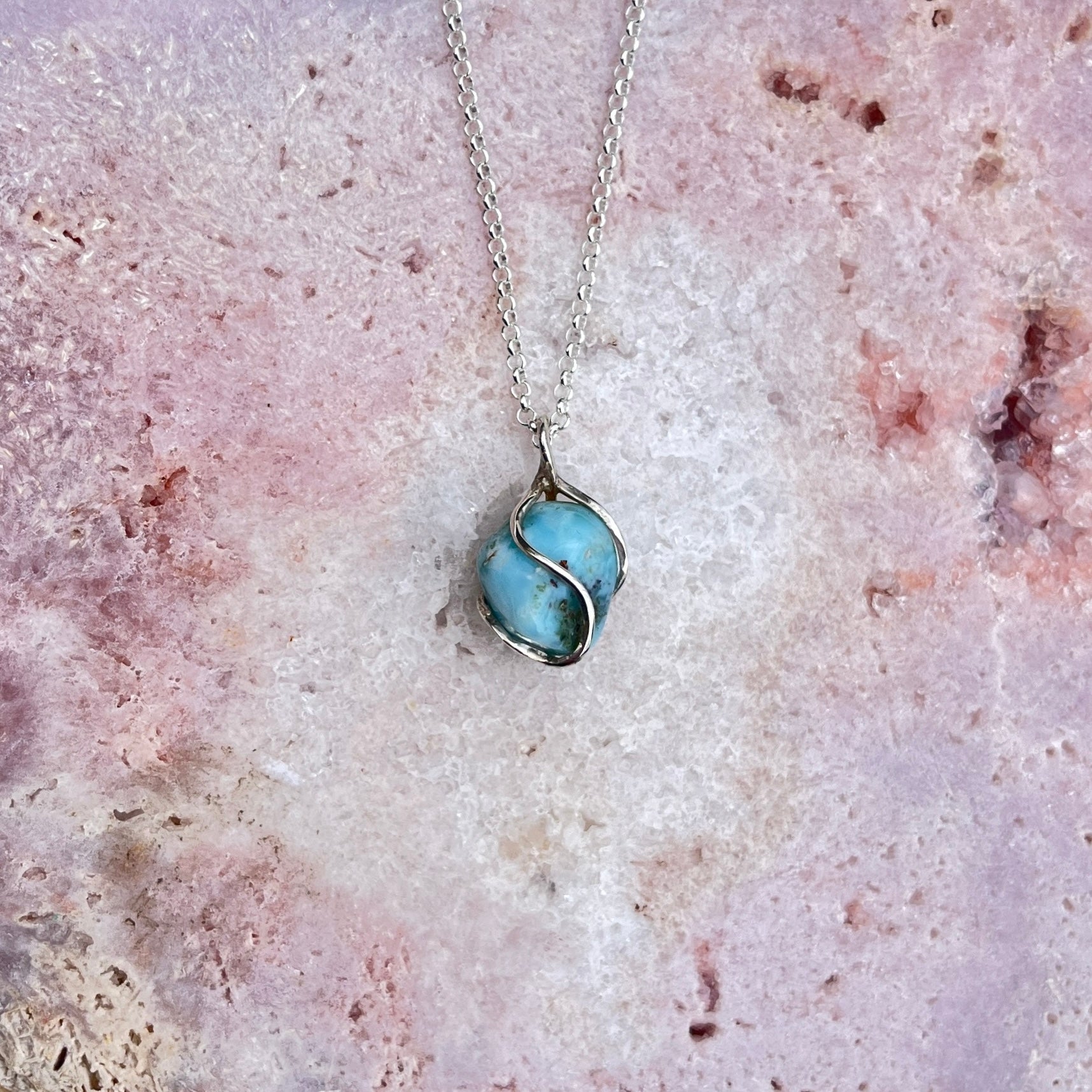 Larimar Anhänger Silber