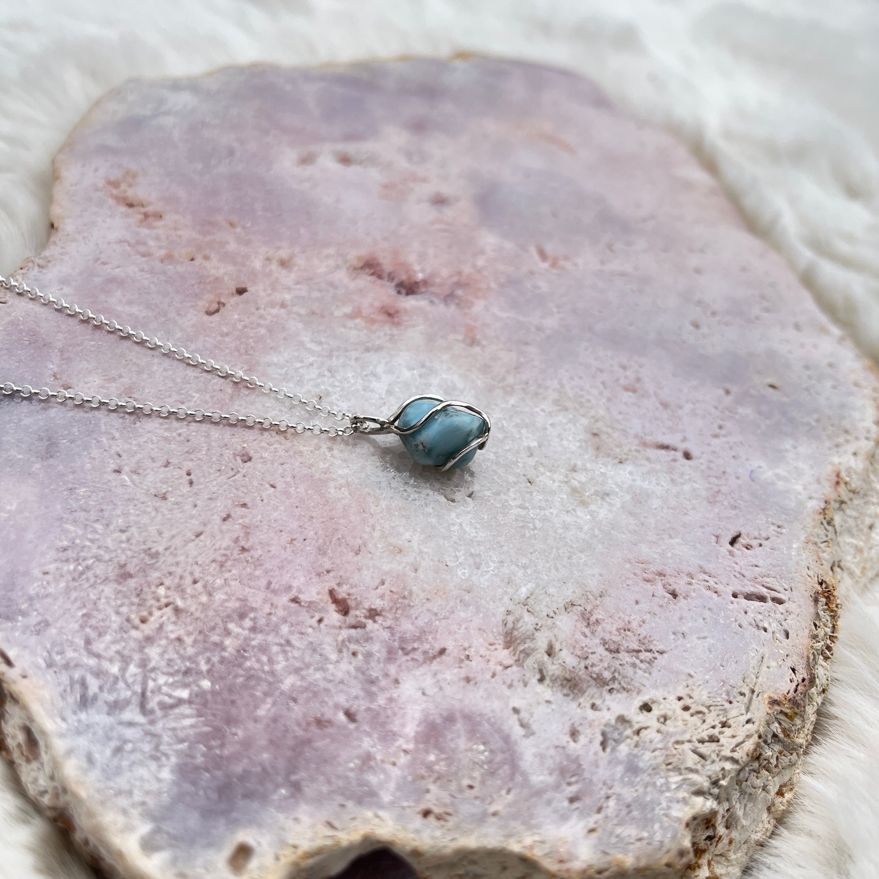 Larimar Anhänger Silber
