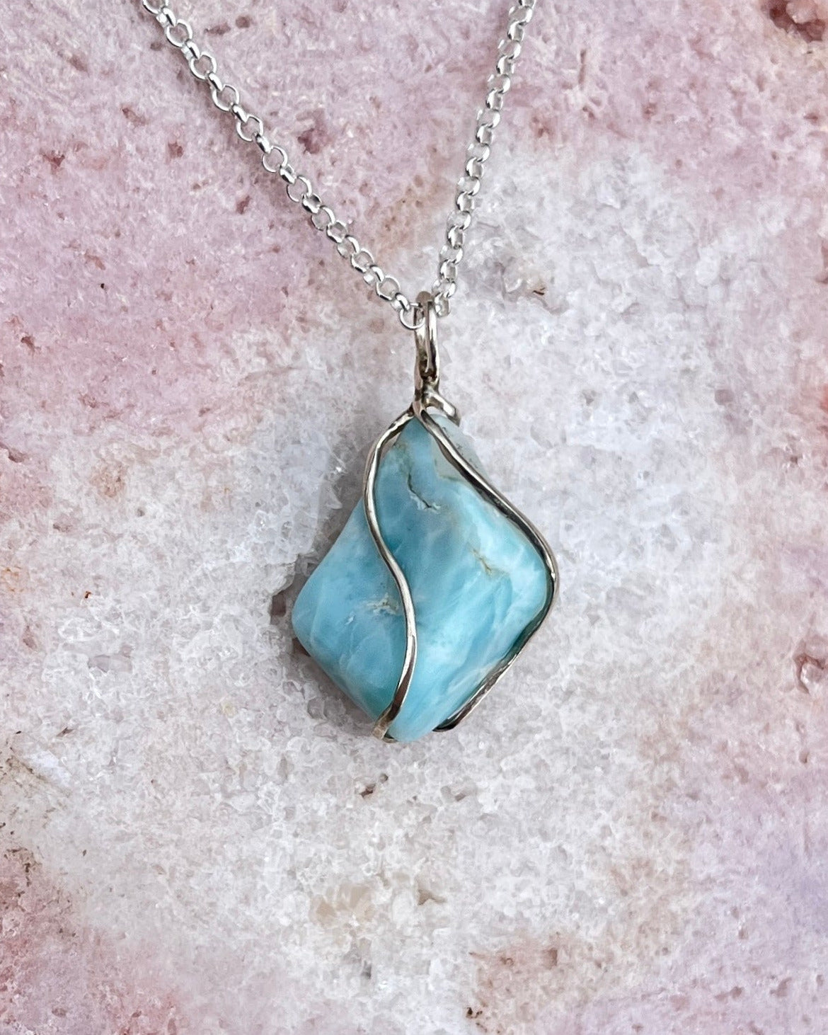 Larimar Anhänger Silber