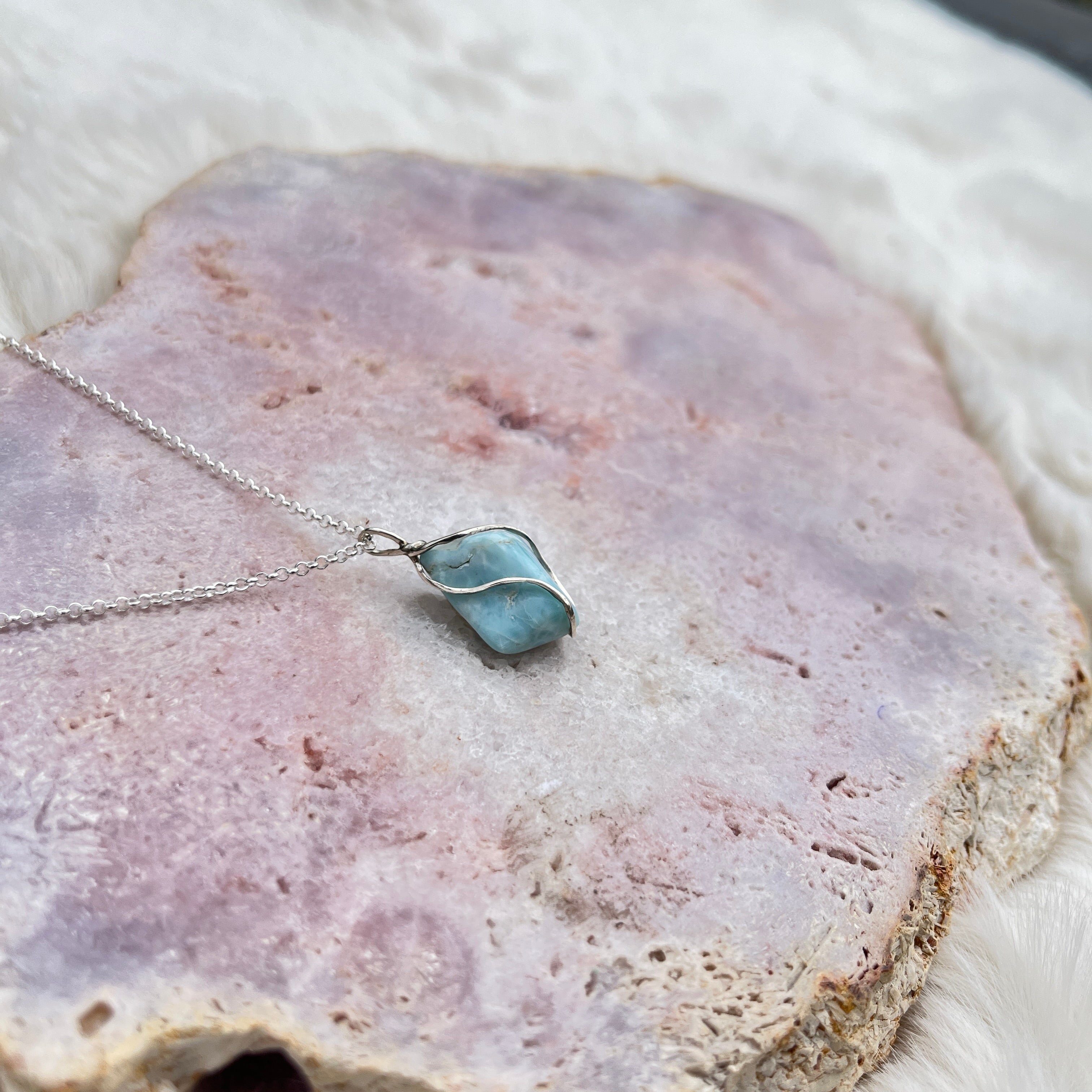 Larimar Anhänger Silber
