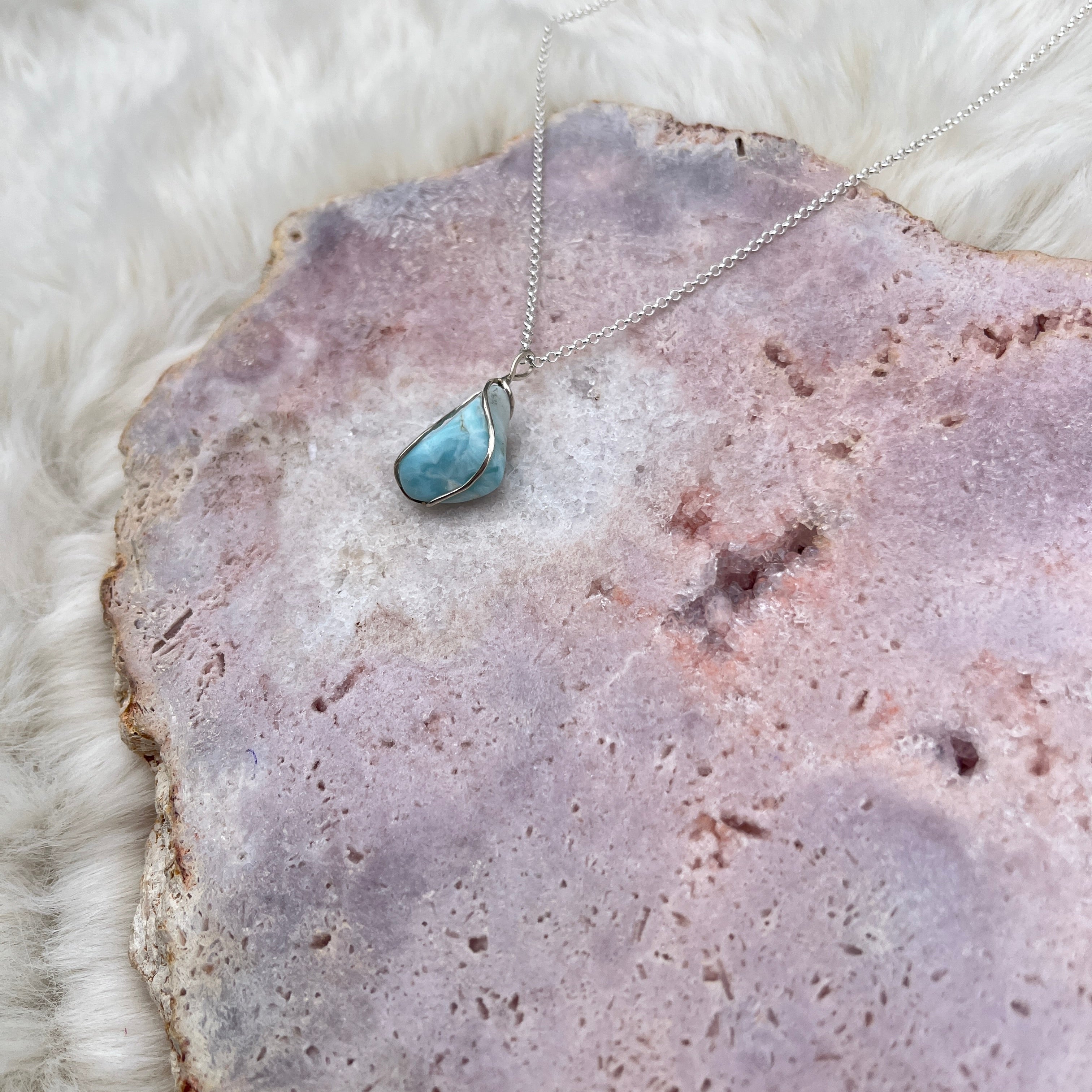 Larimar Anhänger Silber