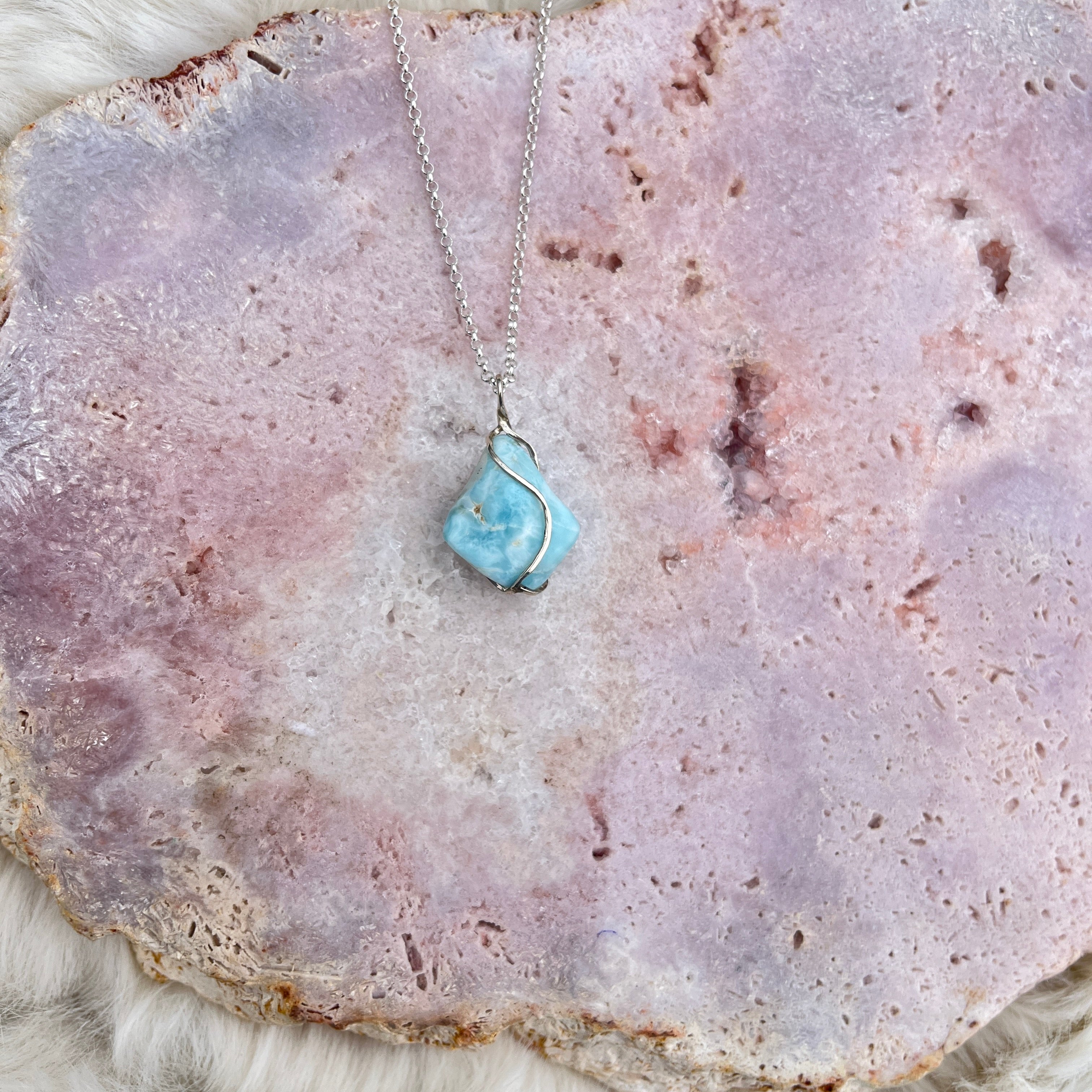 Larimar Anhänger Silber