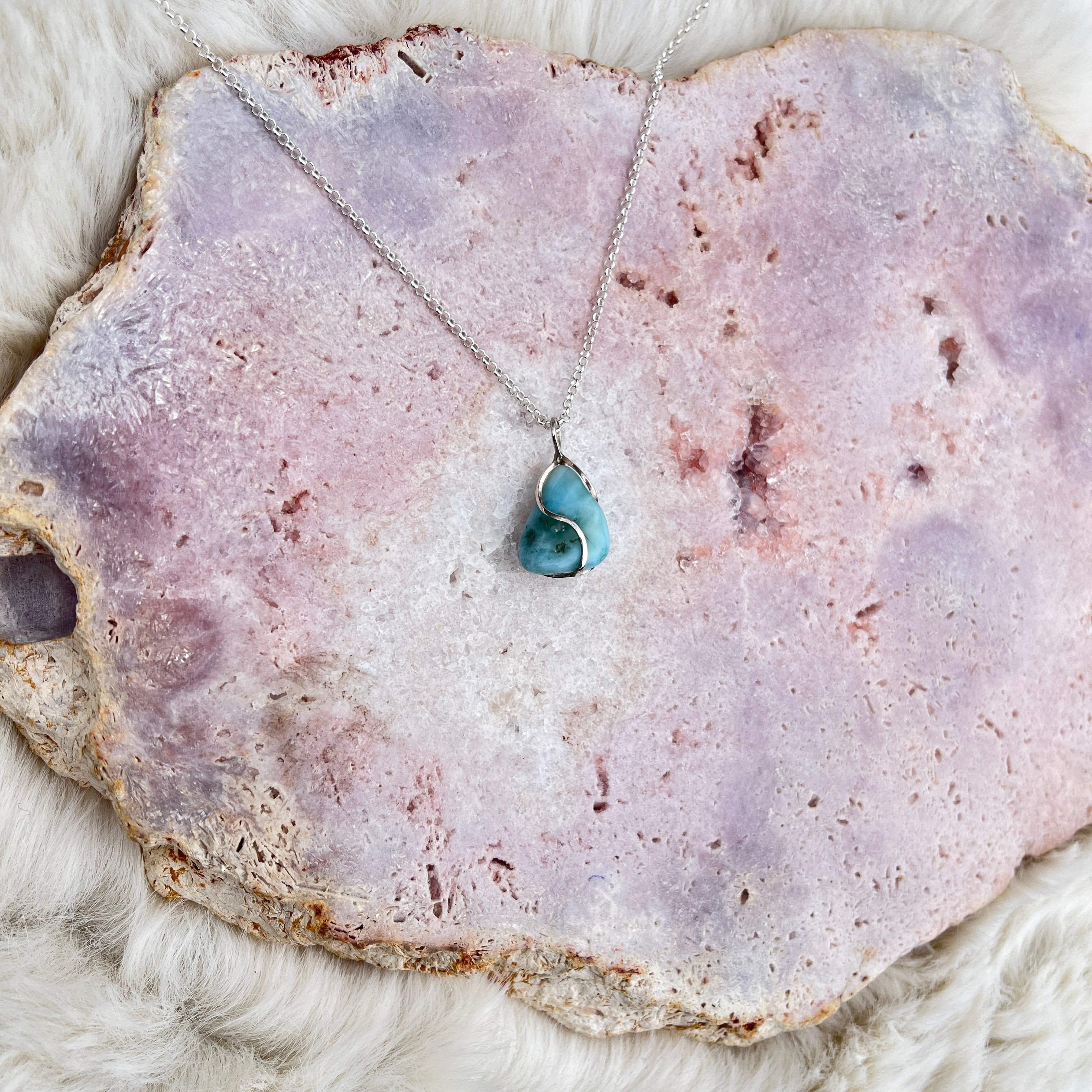 Larimar Anhänger Silber